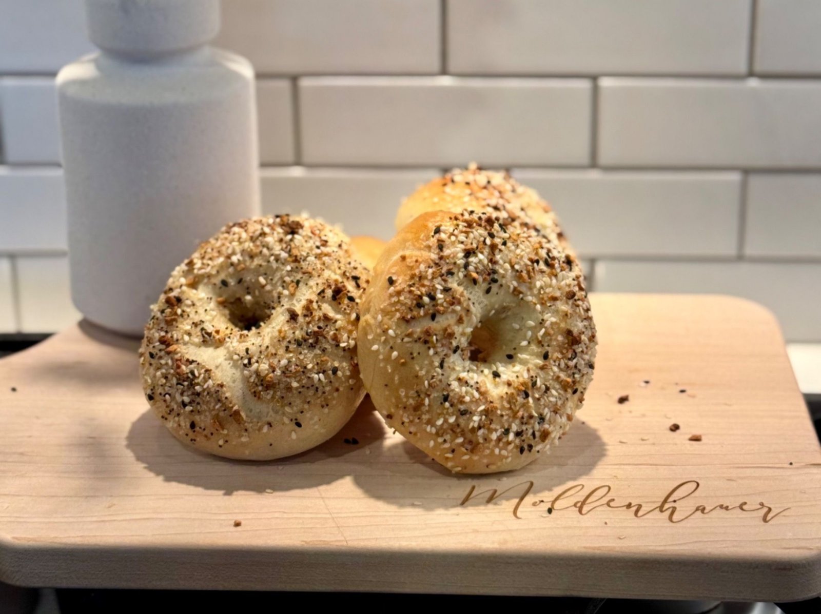 Sourdough Bagels