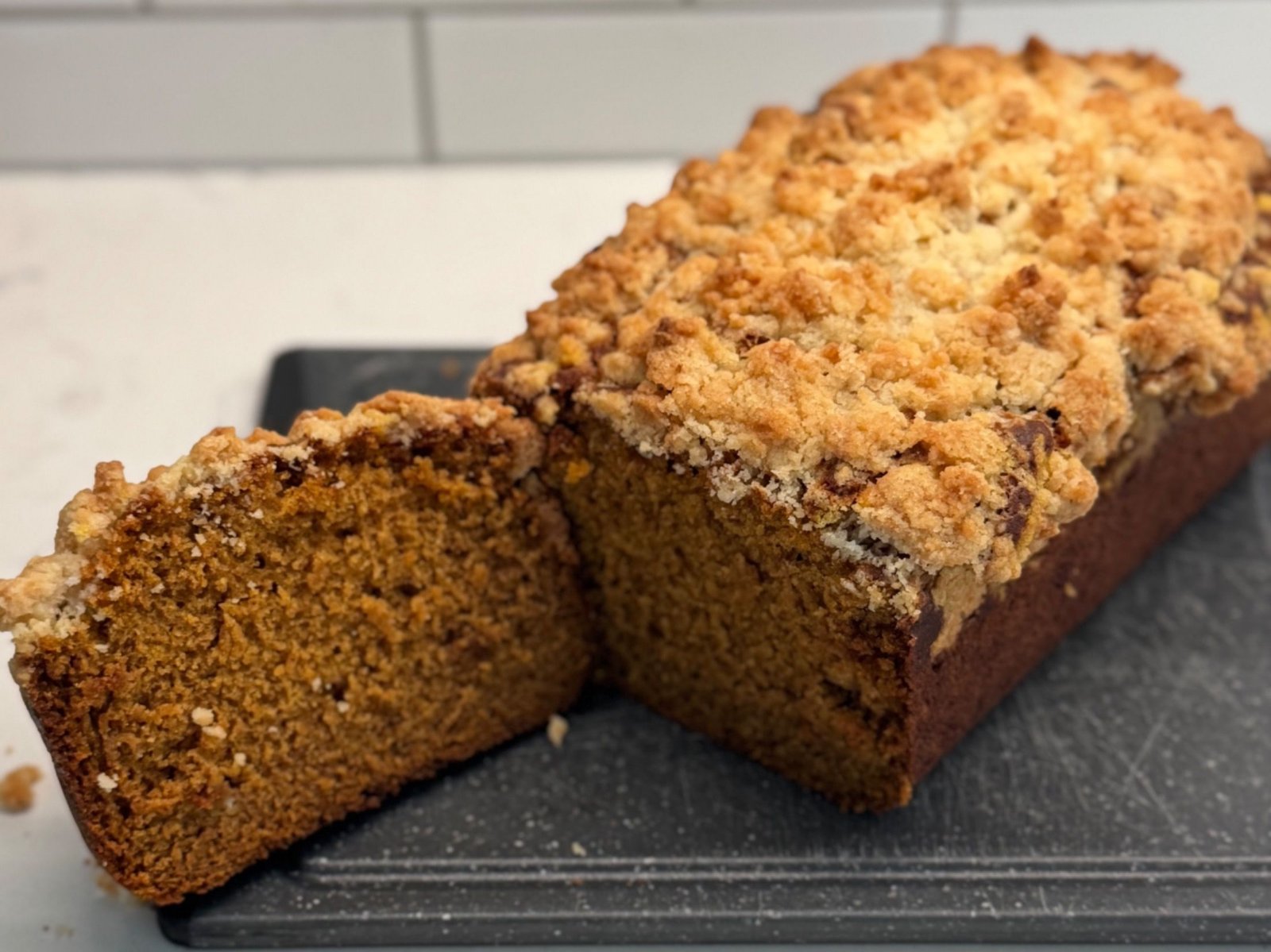 Pumpkin Streusel Bread